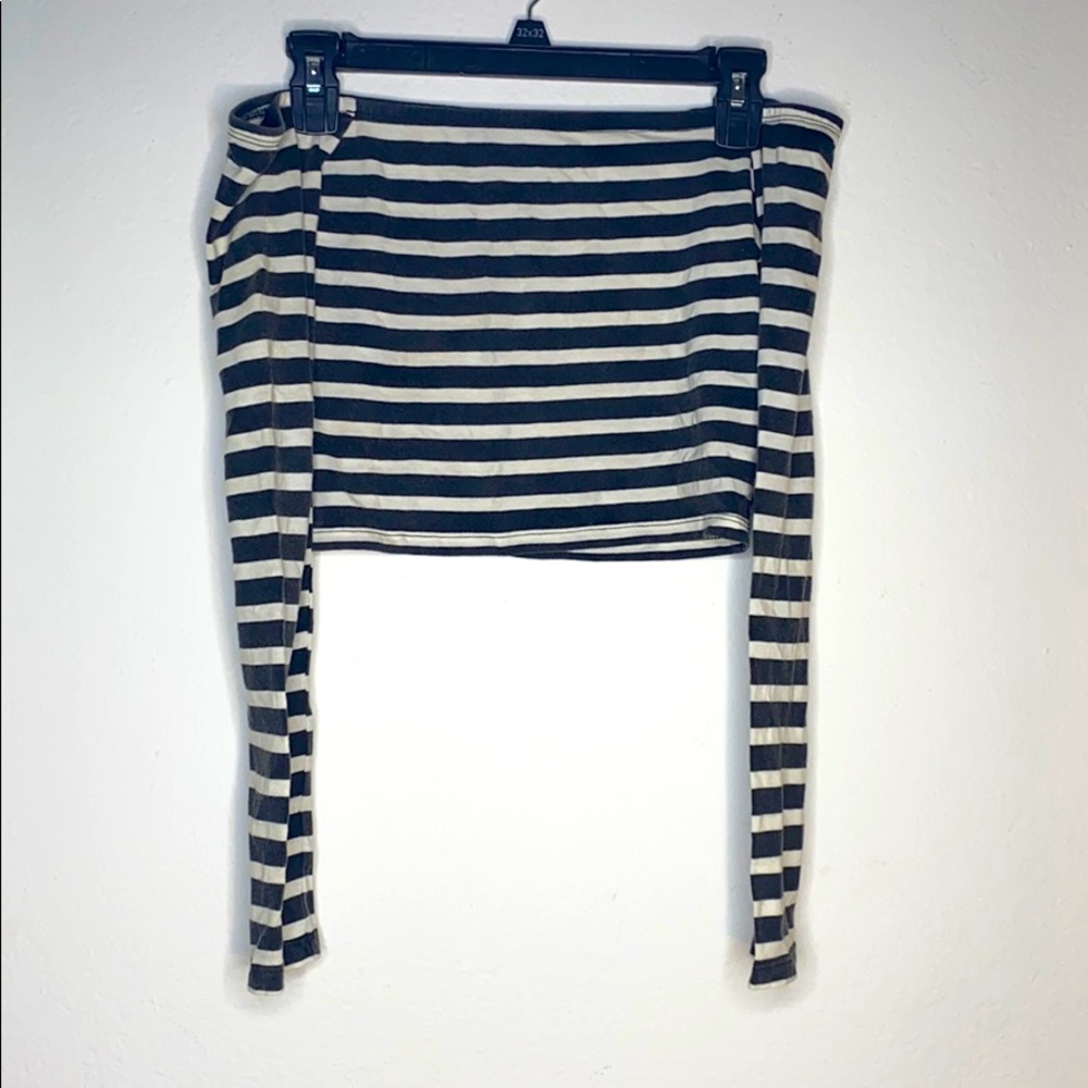 Off the shoulder crop top